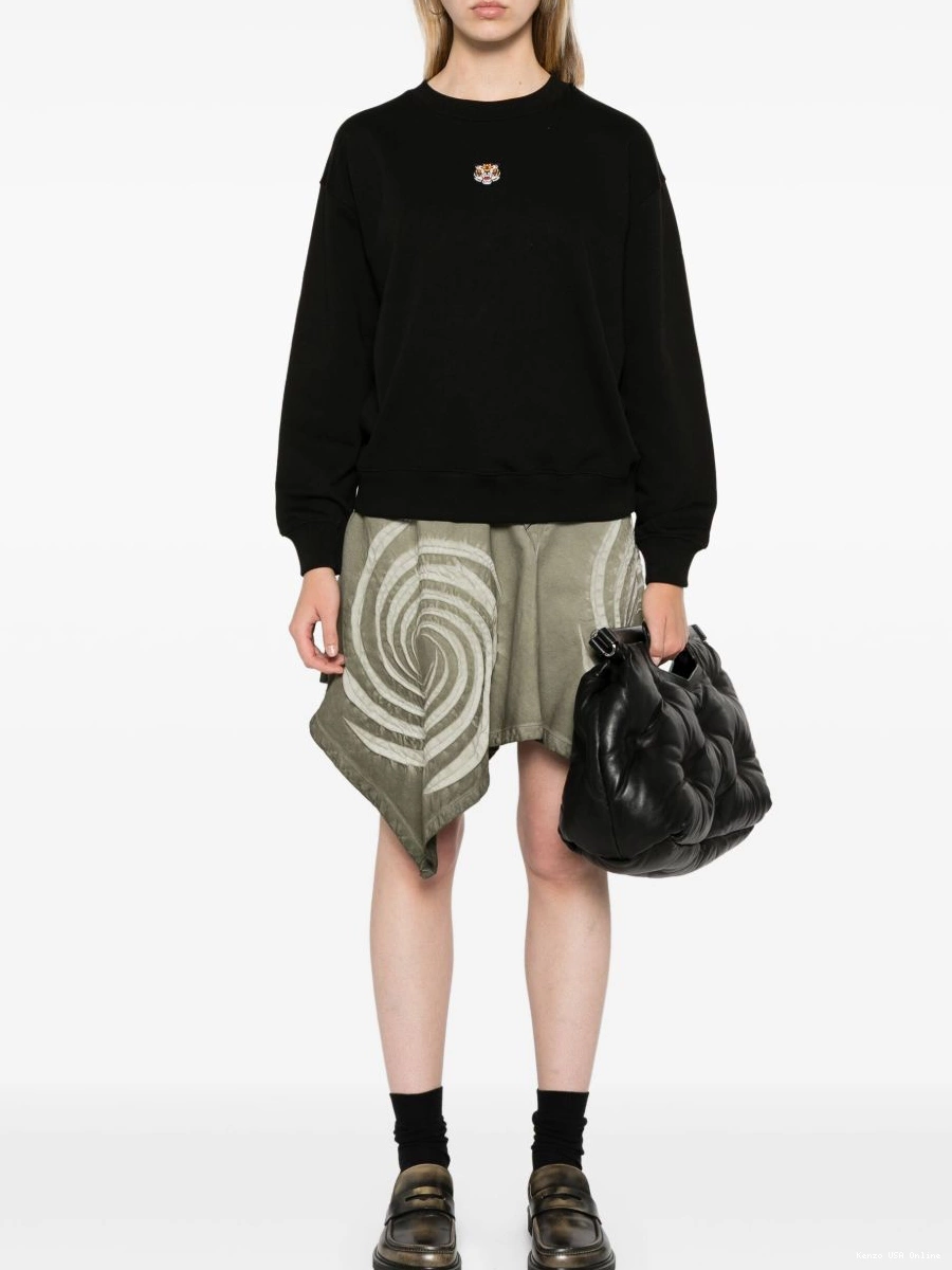 Affordable Lucky Kenzo Tiger Women sweatshirt cotton 0415